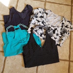 Lot of 4 workout shirts, Casall , 2 M, 2 L